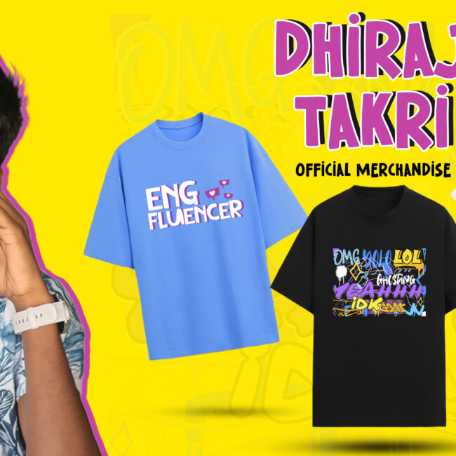 From Influencer to Creatorpreneur: Dhiraj Takri on launching his new merchandise line