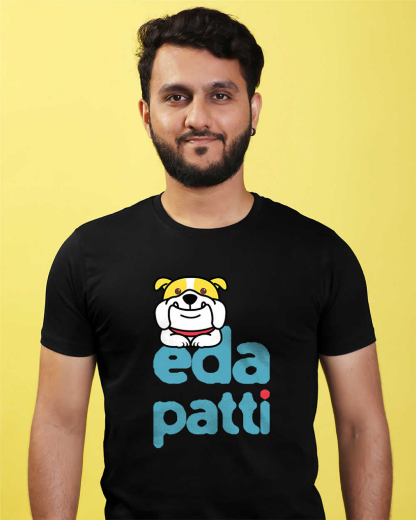 Eda Patti Regular Fit black T-shirt