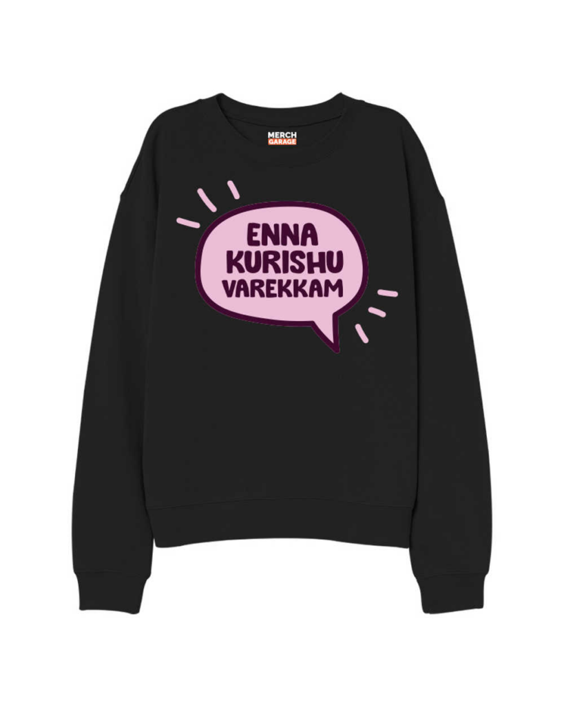 Enna Kurishu Regular Fit black Sweatshirt