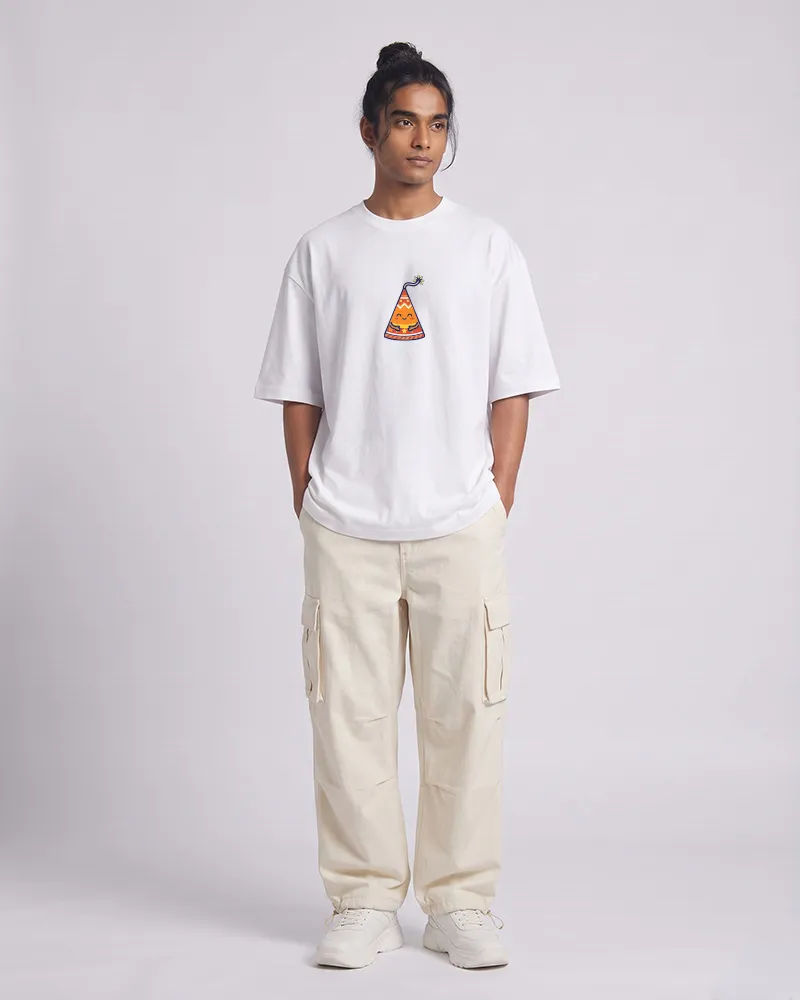 Lil Patakha White Oversized T-Shirt